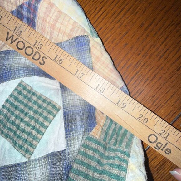 Vintage PatchMagic Reversible Quilted Jacket Women’s Patchwork Plaid Country Cot - Picture 14 of 15